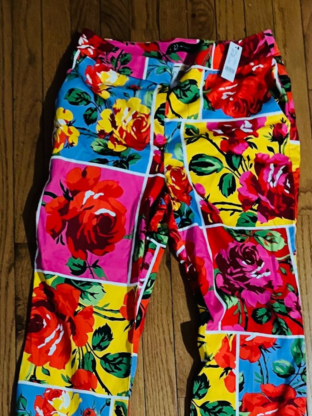Floral Patchwork Pants